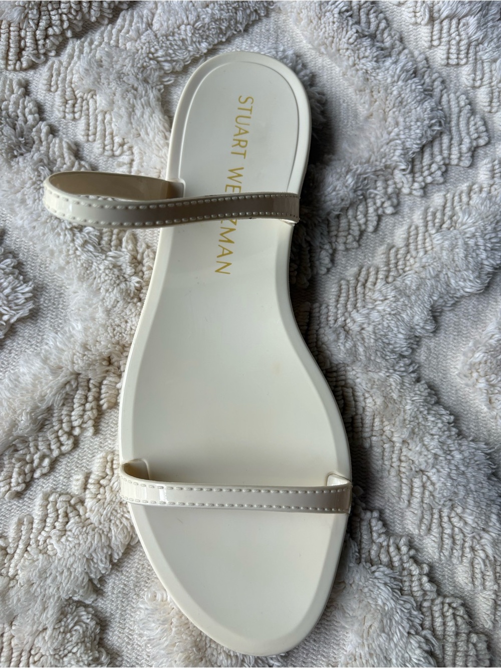 Stuart Weitzman “Sawyer” Slide Sandals